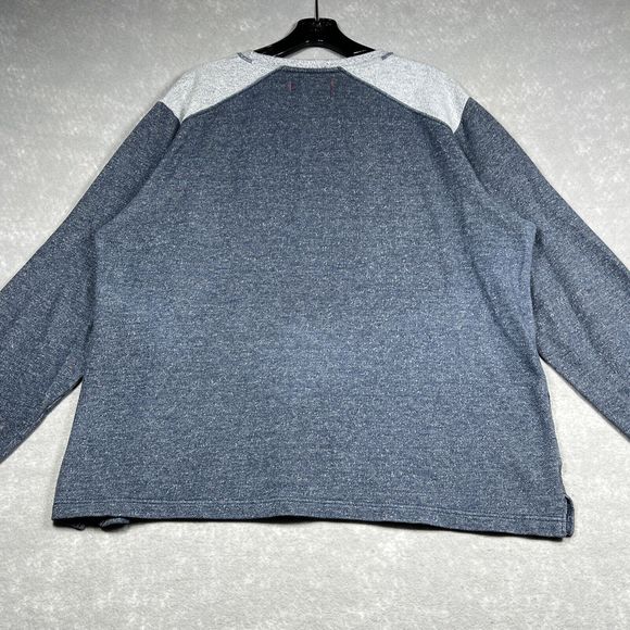 Tommy Bahama Blue Crew Neck Long Sleeve Pullover Sweatshirt Men’s XXL Flawed - Picture 9 of 16